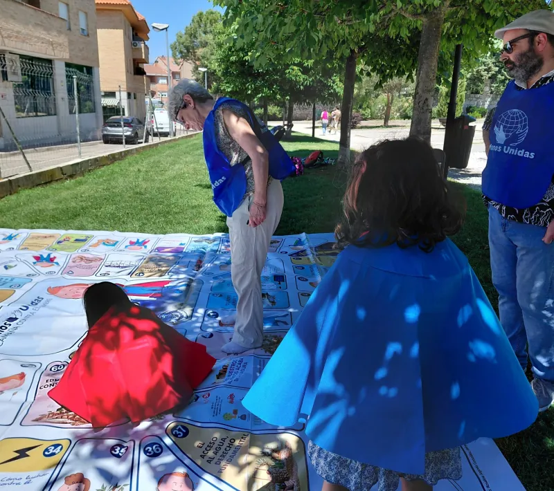 Voluntarios de Manos Unidas en la III Jornada Familiar de Colmenar Viejo en 2026