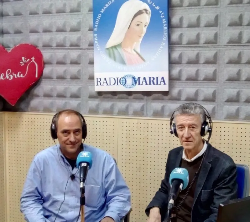 Con el misionero Enrique y Manos Unidas en Radio María