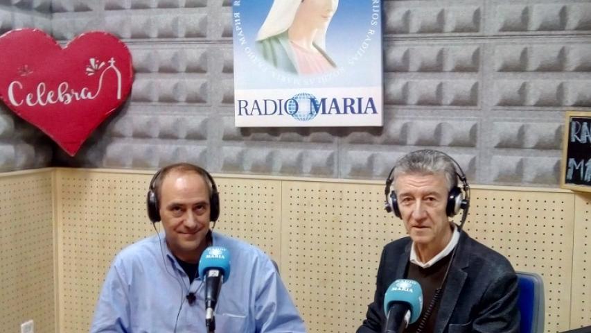 Con el misionero Enrique y Manos Unidas en Radio María