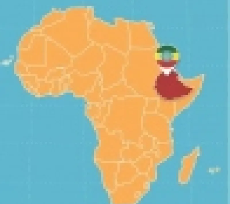 etiopia mapa