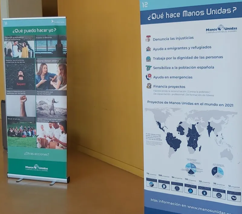 Exposición "Construir la Paz" de Manos Unidas Madrid en el Centro Cultural Pablo Iglesias de Alcobendas