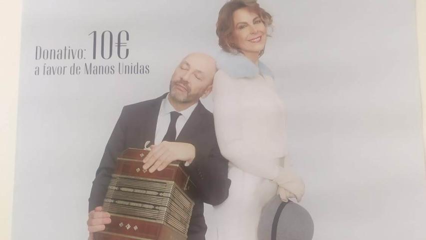 Cartel de la obra de teatro representada en Denia a beneficio de Manos Unidas Valencia.