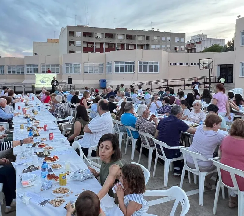 Cena del hambre de la comarcal de Manos Unidas Valencia en Canals.