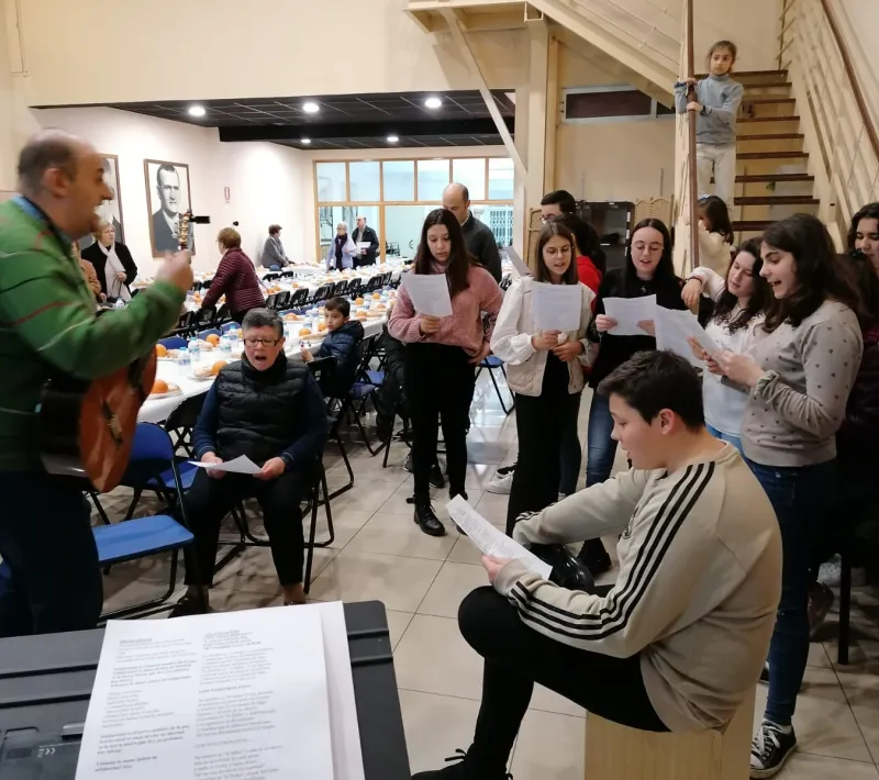 Grupo de catequesis de confirmación de Sollana.