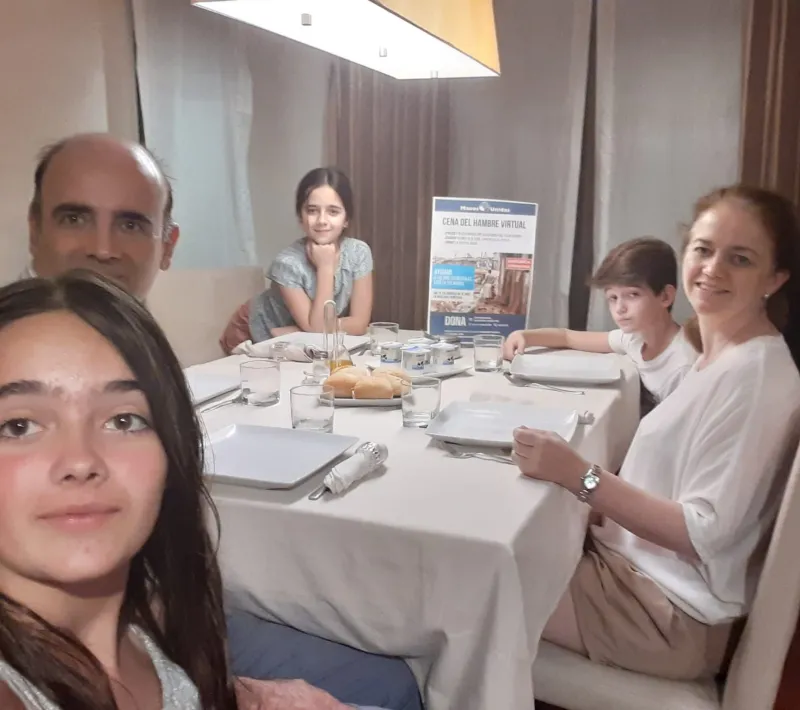 Cena del Hambre de 2020 de Manos Unidas Valencia.