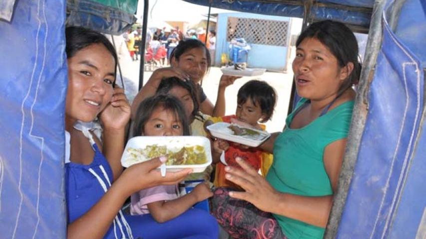 Ayuda de emergencia enviada en Perú