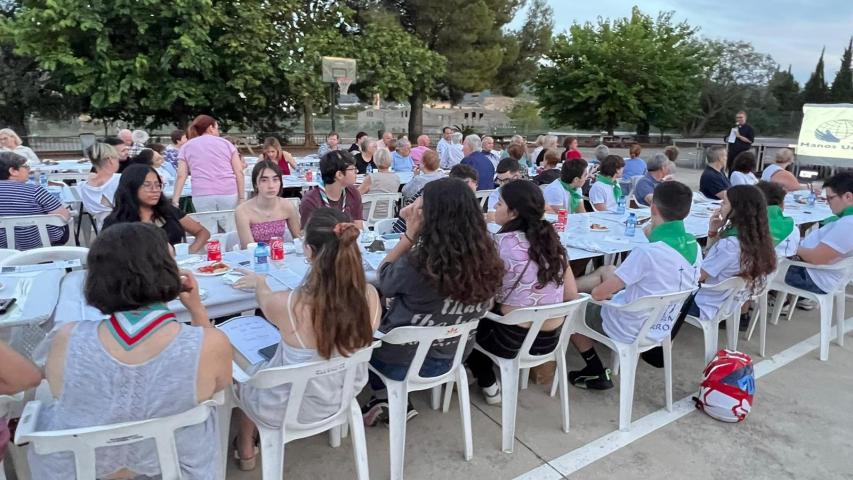 Cena del hambre de la comarcal de Manos Unidas Valencia en Canals.