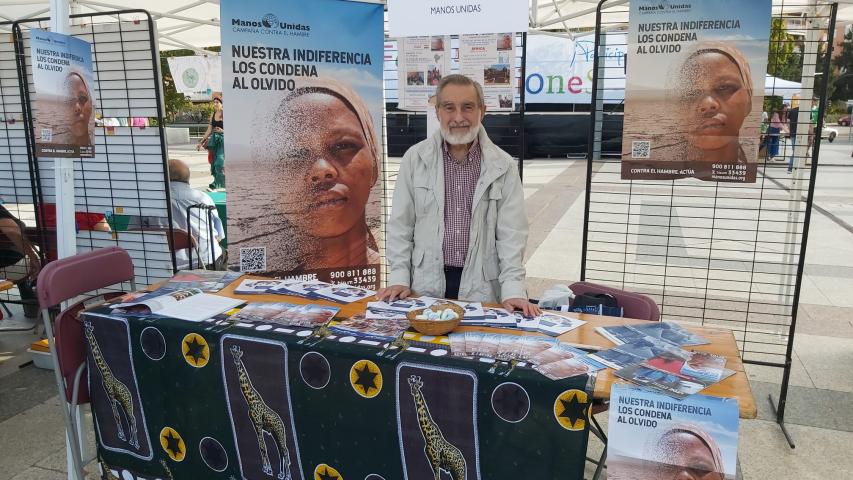 Manos Unidas en la Feria de las Asociaciones de Alcobendas 2022