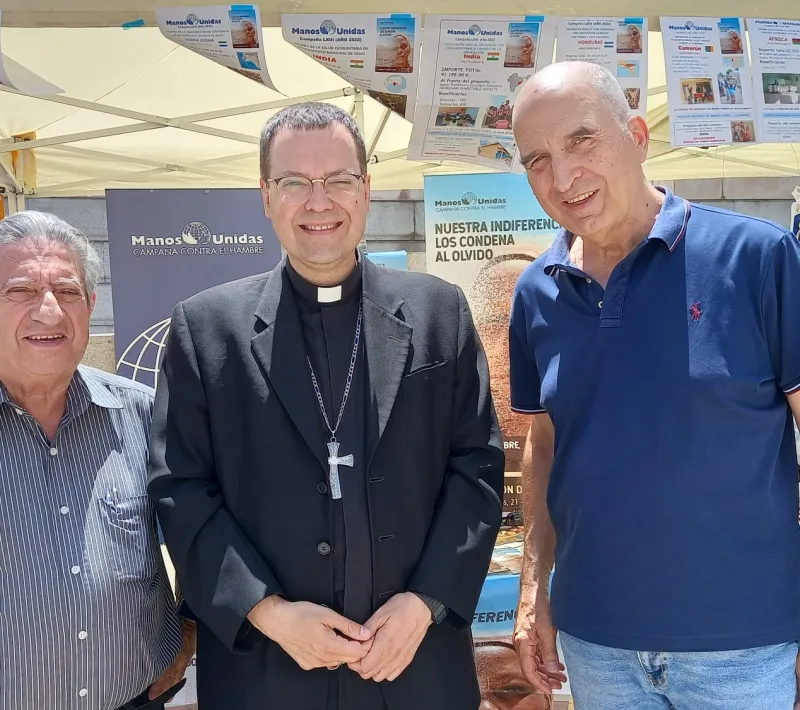 D. Jesús Vidal con Manos Unidas en la Fiesta del Apostolado Seglar de Madrid 2022