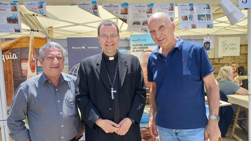 D. Jesús Vidal con Manos Unidas en la Fiesta del Apostolado Seglar de Madrid 2022