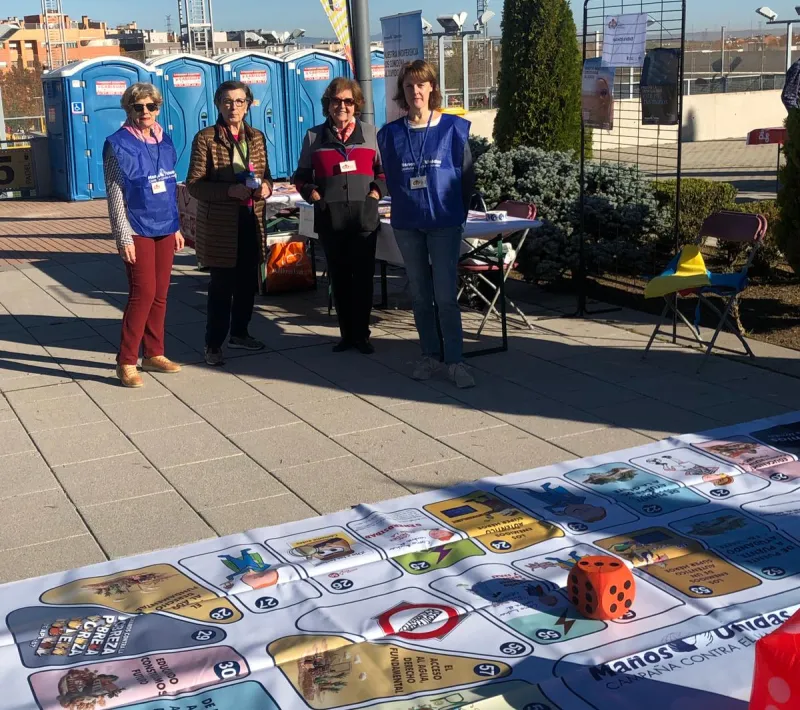 Voluntarias de Manos Unidas Madrid en la Fiesta de la Infancia de Alcobendas 2023