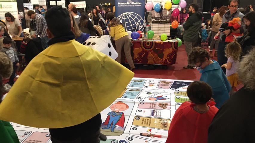 Manos Unidas en la fiesta de los derechos de la infancia en Alcobendas 2019