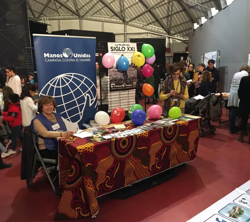 Manos Unidas en la fiesta de los derechos de la infancia en Alcobendas 2019