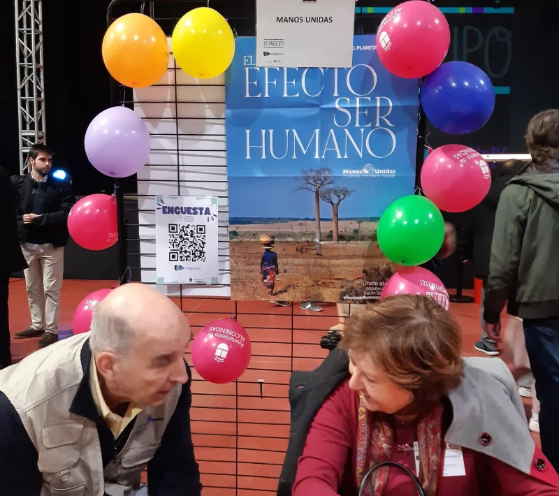 Voluntarios de Manos Unidas Madrid en la Fiesta  de la Infancia de Alcobendas 2024