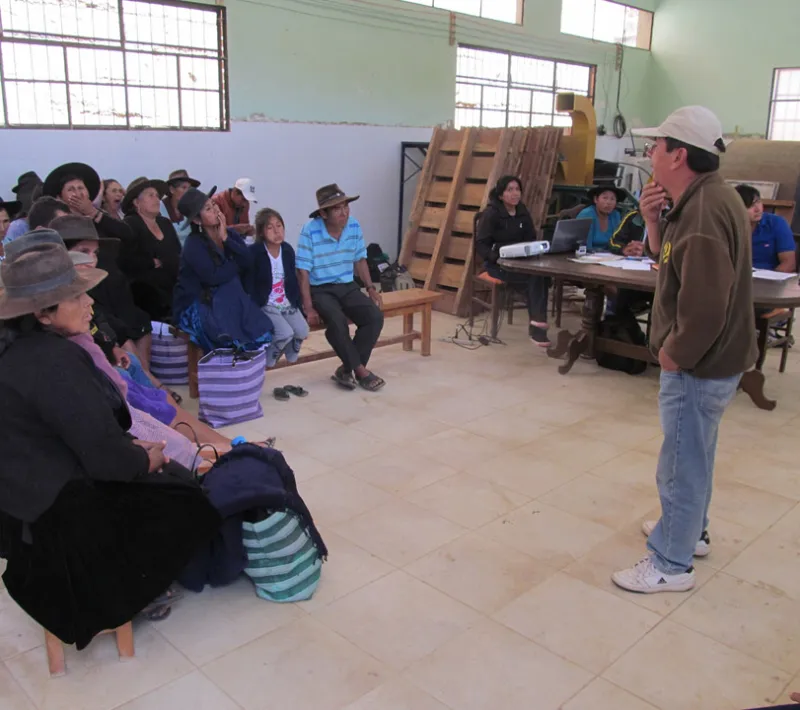 El cambio climático, vida o muerte para las familias en Bolivia