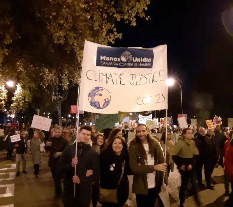 Manos Unidas en la COP-25 de Madrid. 2019