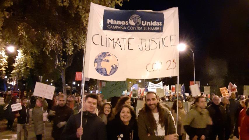 Manos Unidas en la COP-25 de Madrid. 2019