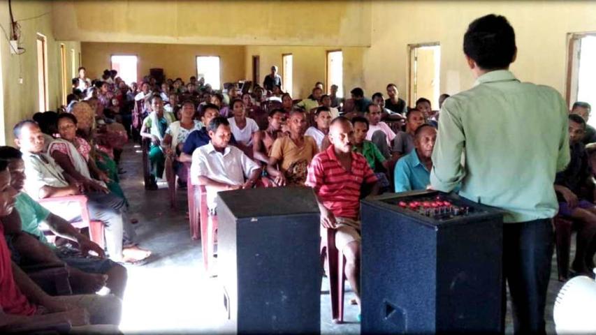 Proyecto “Formación en Derechos, Leyes y Ayudas Gubernamentales en 15 Aldeas de Guwahati Assam", apoyado por el ICAV.