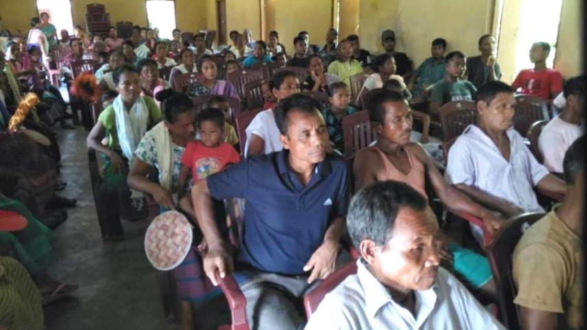 Proyecto “Formación en Derechos, Leyes y Ayudas Gubernamentales en 15 Aldeas de Guwahati Assam", apoyado por el ICAV.
