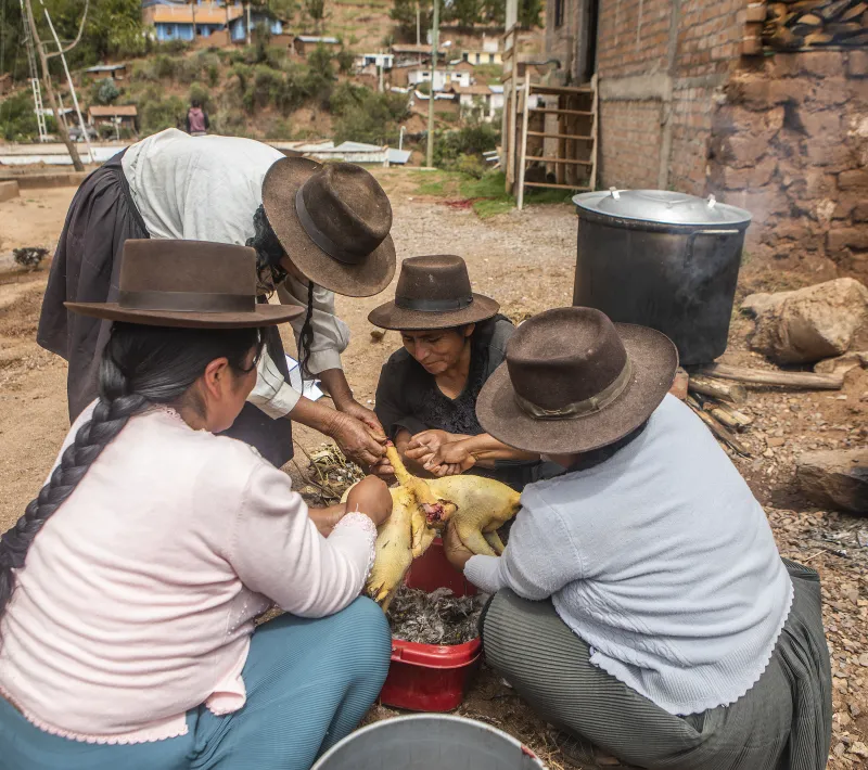 Trabajo asociación SER en Ayacucho. Foto: Ana Castañeda para Manos Unidas