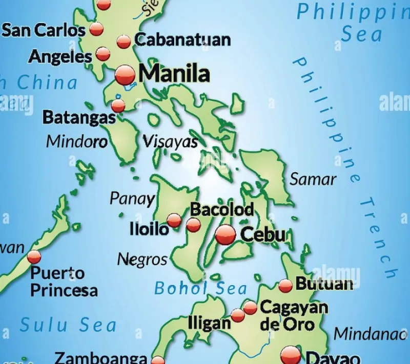 foto localizacion filipinas