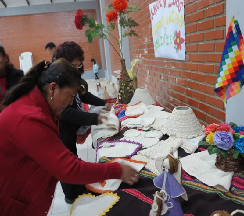 Taller en la Escuela de líderes indígenas Nicolasa Noza de Cuvene' de Beni