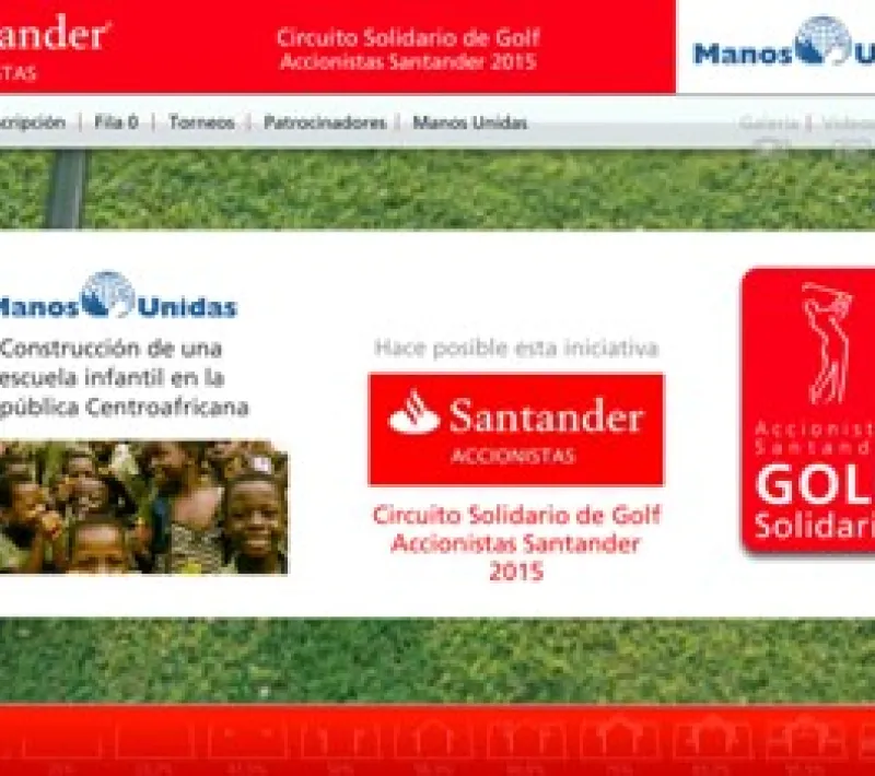 golf solidario banco santander 0
