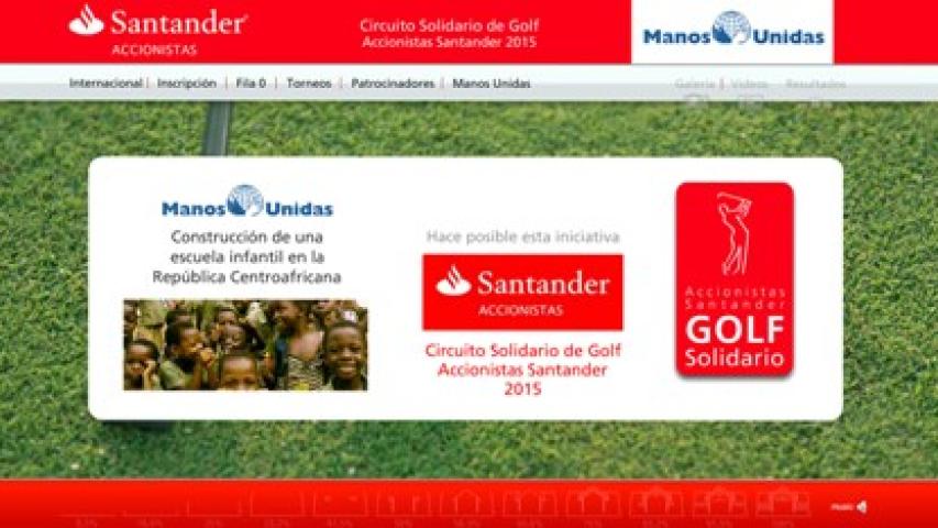 golf solidario banco santander 0