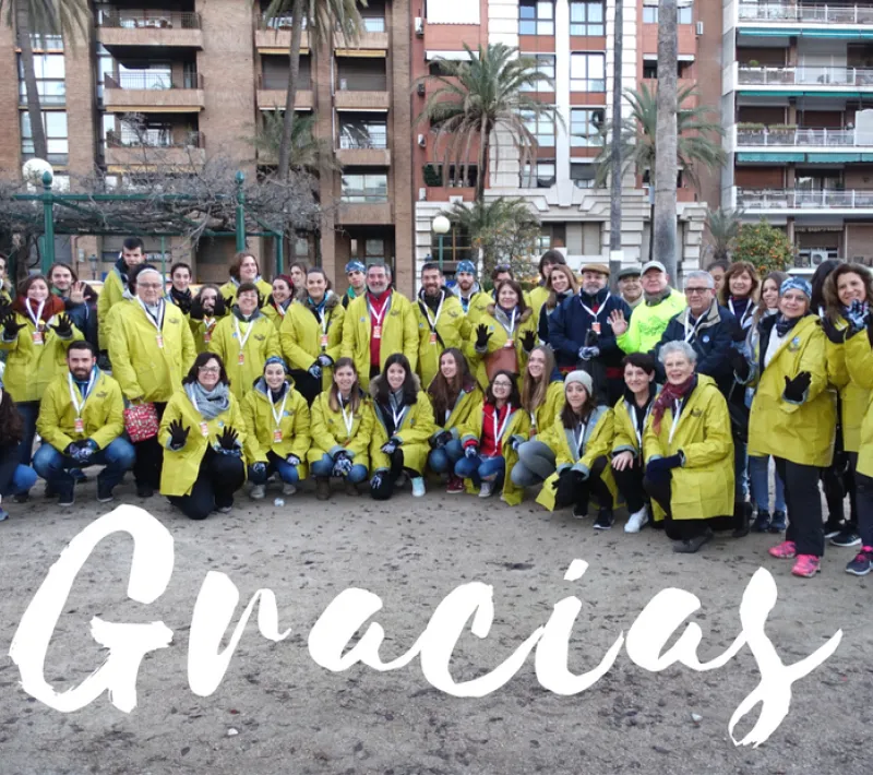 Voluntarios de Manos Unidas Valencia.