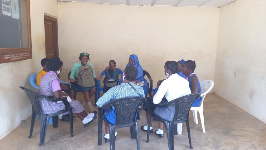 group session among adolicent girls