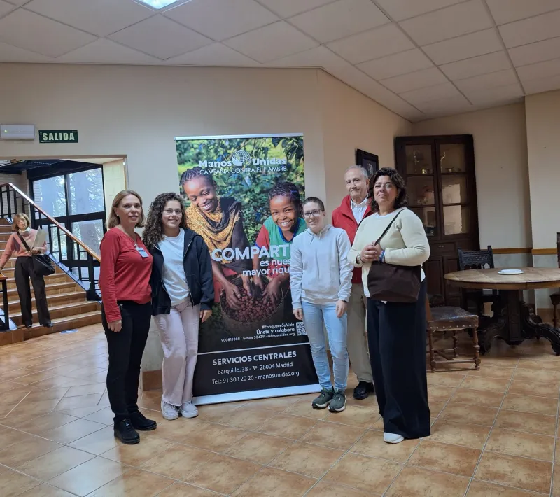 grupo manos unidas en las jornadas del escorial