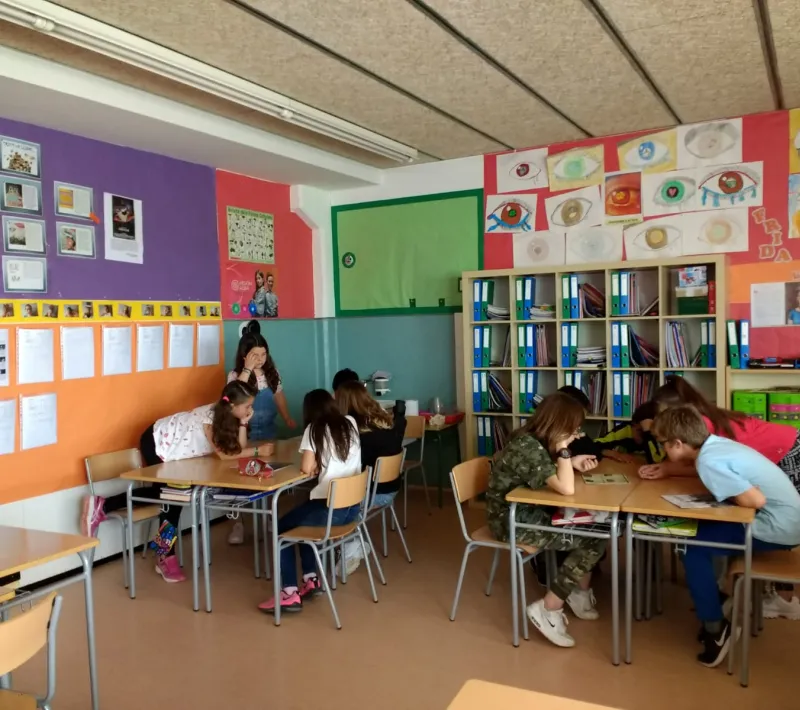 Realizamos un taller en el colegio Collserola