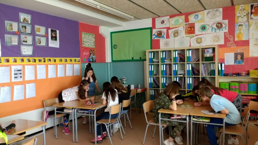 Realizamos un taller en el colegio Collserola
