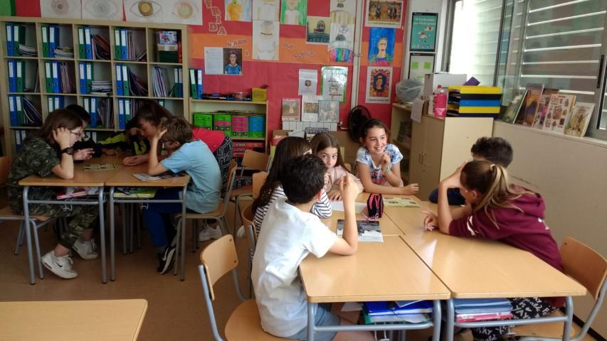 Realizamos un taller en el colegio Collserola