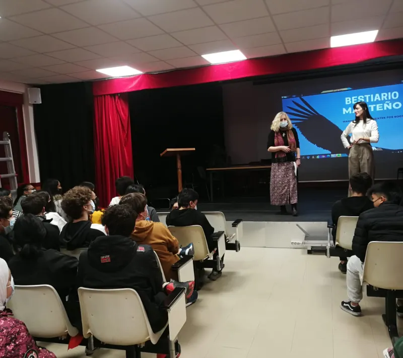 Sensibilización de Manos Unidas Madrid en el IES Tirso de Molina