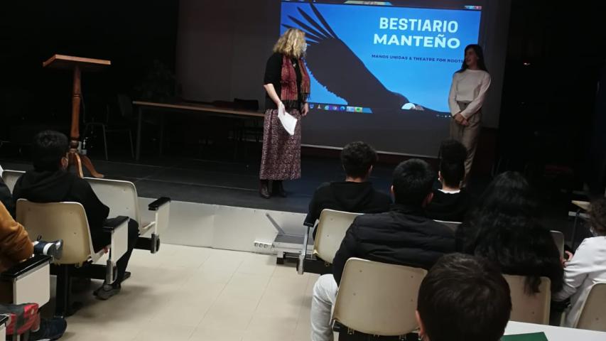 Sensibilización de Manos Unidas Madrid en el IES Tirso de Molina