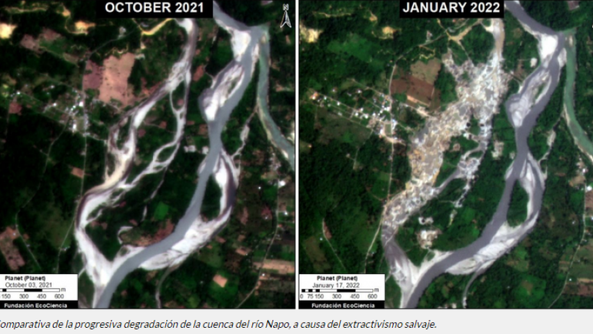 Proyecto medioambiental Napo, Ecuador