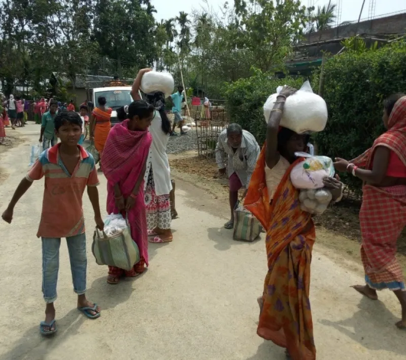 Este proyecto busca mejorar las condiciones sanitarias en 25 aldeas de India
