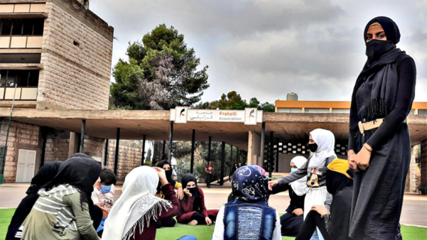 Integración refugiadas Sidón, Líbano