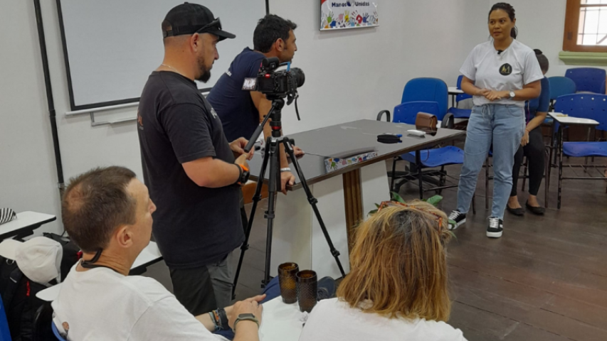 Manos Unidas ONG - Quico Taronjí viaja a la Amazonía - Quico Taronjí, durante una entrevista