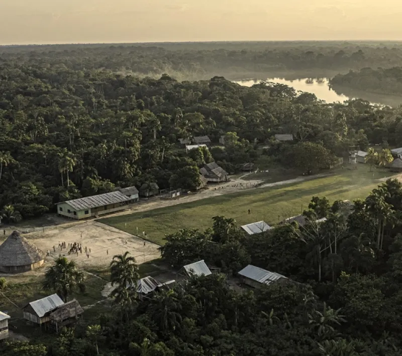 Manos Unidas ONG - Quico Taronjí en la Amazonía - Espectacular vista área de la cuenca del Amazonas