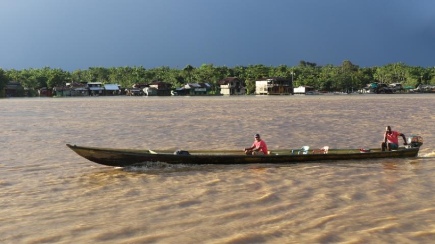Río Atrato en el Chocó. Colombia. Foto: Manos Unidas. María José Pérez