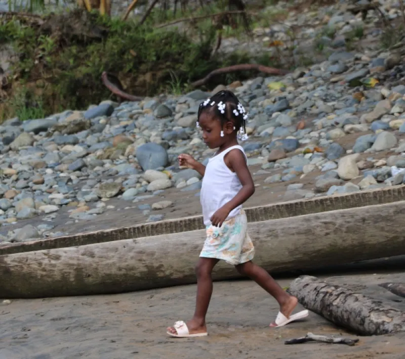 Río Atrato en el Chocó. Colombia. Foto: Manos Unidas. María José Pérez