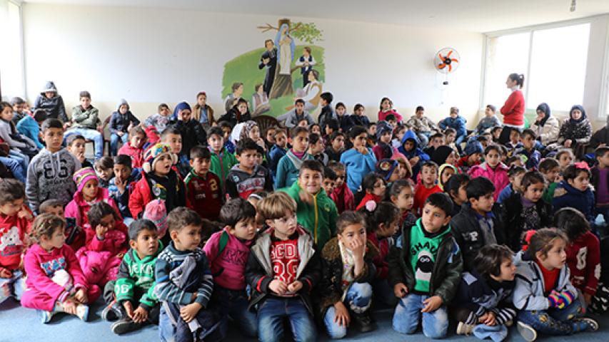 Niños Sirios en el proyecto Fratelli