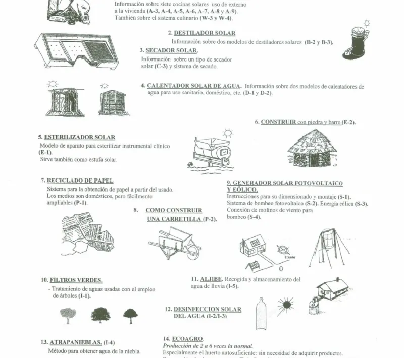 Dossier "Pequeños inventos ecológicos"