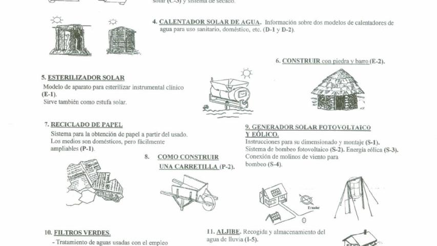 Dossier "Pequeños inventos ecológicos"
