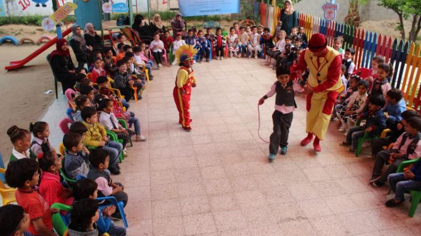 Uno de los proyectos de Manos Unidas en Gaza. Foto NECC para Manos Unidas