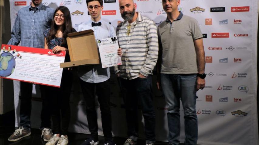Final Escuelas festival de Clipmetrajes. Ganador de Secundaria: Foto:Marta Carreño