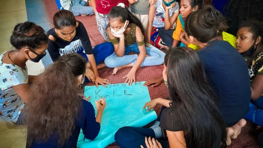 Foto de actividades educativas y sanitarias en Seva Kendra Calcuta