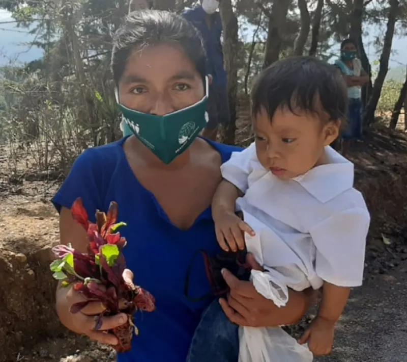 Foto de actividades sanitarias, formativas y de protesta social en Guatemala